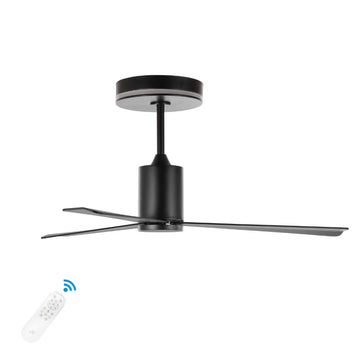 Levi 52" 1-Light Contemporary Minimalist 6-Speed Iron Height Adjustable Integrated LED Ceiling Fan with Remote - JONATHAN Y
